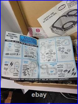 Vintage Aurora Thunderjet HO slot car Race Set track cars manuals No controllers Vintage Aurora Thunderjet HO slot car Race Set track cars manuals No controllers