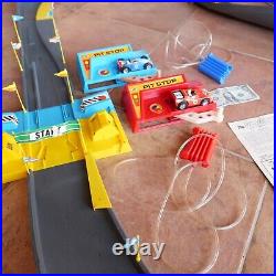 Vintage CLASS A SUPER S OPEN TRACK RACING SYSTEM Race CAR Track SET IDEAL 1971