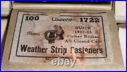 Vintage Car Restoration Moulding Clip Fastener Retainer Nut Mixed Lot Buick USA Vintage Car Restoration Moulding Clip Fastener Retainer Nut Mixed Lot Buick USA