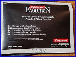 Vintage Carrera Evolution Porsche GT Autorennbahn Car Race Track Set Slot 2000's