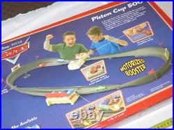 Vintage Disney Pixar CARS Piston Cup 500 Track Set L4054 NOS Factory Sealed Box Vintage Disney Pixar CARS Piston Cup 500 Track Set L4054 NOS Factory Sealed Box