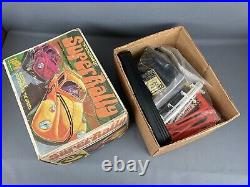 Vintage ELDON Boss Banked Super Rally 1/32 Slot Car Track Set Made in USA Used