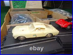 Vintage Eldon Big 100 Road Race Set Slot Car Track 1963 Vintage Eldon Big 100 Road Race Set Slot Car Track 1963