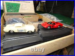 Vintage Eldon Big 100 Road Race Set Slot Car Track 1963 Vintage Eldon Big 100 Road Race Set Slot Car Track 1963