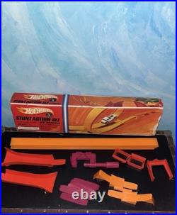 Vintage Hot Wheels Track Stunt Action Set Box 1967 1968 Redline Mattel