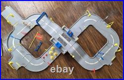 Vintage Hot Wheels World Super Highway Track Playset Extras Pay Toll 1996 99