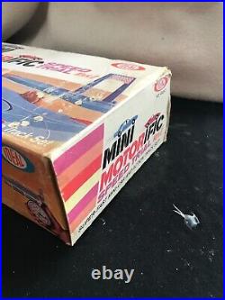 Vintage Ideal Mini Motorific Sprint Race Car Track Set 1969 UNUSED