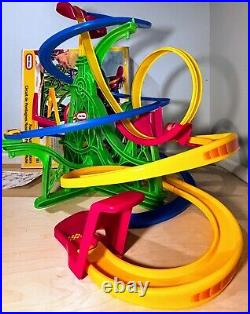 Vintage Little Tikes Racing Roller Coaster Set Retro toy collectible car track Vintage Little Tikes Racing Roller Coaster Set Retro toy collectible car track