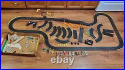 Vintage Mario Andretti Aurora AFX slot car track set with race cars box manuals