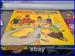 Vintage Matchbox Switch a Track Set Complete Cars Box 75 Ferrari 24 Rolls 33 73