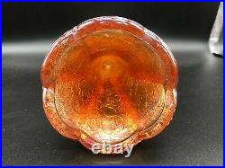 Vintage Original 1920s-30s Carnival Glass AUTOMOBILE Glass Flower VASE withbracket