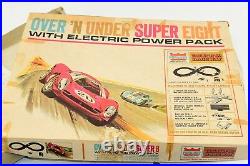 Vintage PARKWAY Electric Raceway HO Race Track Set, 1968 Super 8 13025 NO CARS