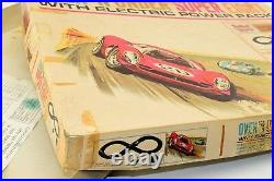 Vintage PARKWAY Electric Raceway HO Race Track Set, 1968 Super 8 13025 NO CARS