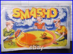 Vintage SMASHO Tin Toy Car Track Set US ZONE GERMANY Wind Up BOXED
