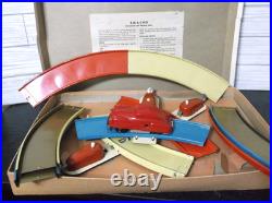 Vintage SMASHO Tin Toy Car Track Set US ZONE GERMANY Wind Up BOXED