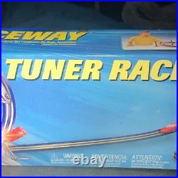 Vintage Seled Hot Wheels Tuner Raceway Stunt Jump Set With Car Track Set Diecast