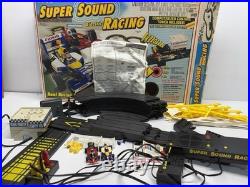Vintage TYCO 1992 Super Sound Racing Slot Cars Race Track Set W Box COMPLETE