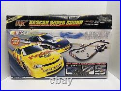 Vintage TYCO NASCAR Super Sound Electric Slot Car Race Track Set-See Description