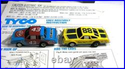 Vintage TYCO Slot Car Set, 2 Cars, Lap Counter, Lane Changers, Squeeze Track