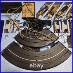 Vintage Toy Aurora Model Motoring Thunder Jet 500 Slot Racing Track Set In Box