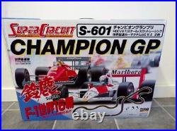 Vintage Tyco Epoch Japan Super Circuit S-601 Champion GP Set Slot Car Track MIB