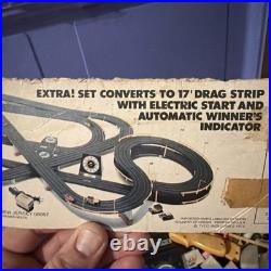 Vintage Tyco Ho Slot Car Racing Set 1975 Complete Track And Transformer