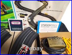 Vintage Tyco pro International Pro Slot Car Racing Track Set With Cars Orig Box