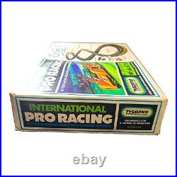 Vintage Tyco pro International Pro Slot Car Racing Track Set With Cars Orig Box