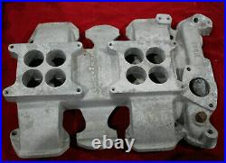 Vintage WEIAND Intake Manifold 371 394 OLDSMOBILE 2x4 4v Hot Rod Custom oldS V8