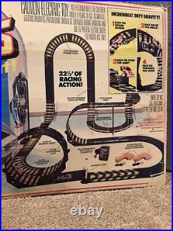 Vtg 1984 Tyco Daredevil Cliff Hanger Electric Slot Racing Track Set No Cars