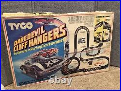 Vtg 1984 Tyco Daredevil Cliff Hanger Electric Slot Racing Track Set No Cars