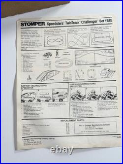 Vtg 1985 Shaper Stomper Speedsters Twistrack Toy Car Racing Track Set BOX