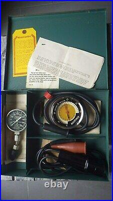 Vtg Automotive Test Tool Kit Metal Box Tester Antique Car