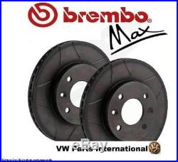 Vw Golf Mk4 Estate 1.4-2.3 Rear Brembo Carbon Grooved Performance Brake Discs