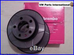 Vw Golf Mk4 Estate 1.4-2.3 Rear Brembo Carbon Grooved Performance Brake Discs